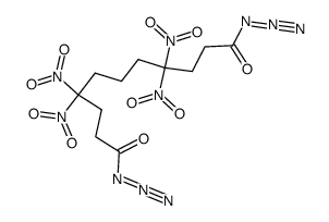 4,4,8,8-Tetranitro-undecan-1,11-disaeure-diazid Structure