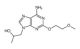 1-(6-Amino-2-(2-methoxyethoxy)purin-9-yl)-propan-2-ol Structure