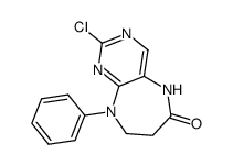 10-chloro-2-phenyl-2,6,9,11-tetrazabicyclo[5.4.0]undeca-7,9,11-trien-5-one Structure