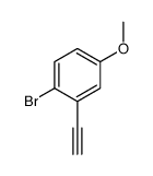 1-Bromo-2-ethynyl-4-methoxybenzene Structure