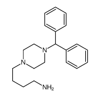 1-(4-Aminobutyl)-4-(diphenylmethyl)piperazine structure