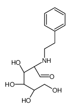 (2R,3R,4S,5R)-3,4,5,6-tetrahydroxy-2-(2-phenylethylamino)hexanal Structure