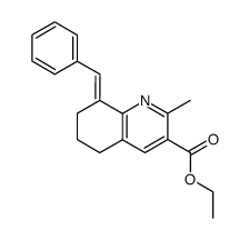 Ethyl 8-benzylidene-2-methyl-5,6,7,8-tetrahydroquinoline-3-carboxylate Structure