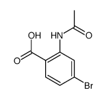 2-acetamido-4-bromobenzoic acid Structure