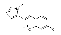 N-(2,4-dichlorophenyl)-3-methylimidazole-4-carboxamide结构式