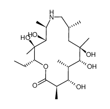 9a-aza-9-deoxo-9,9-dihydro-9a-homoerythronolide A结构式