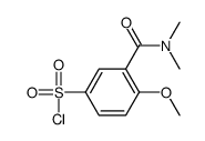 3-[(dimethylamino)carbonyl]-4-methoxybenzenesulfonyl chloride(SALTDATA: FREE)结构式