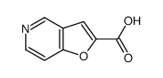 呋喃并[3,2-c]吡啶-2-羧酸结构式