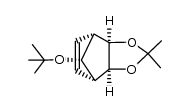 exo-2,3-O-isopropylidene-syn-7-tert-bicyclo[2.2.1]hept-5-ene结构式