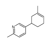 2-methyl-5-(3-methylcyclohex-3-en-1-yl)pyridine结构式