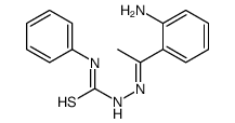 1-[1-(2-aminophenyl)ethylideneamino]-3-phenylthiourea结构式