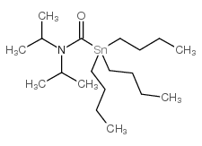 (N,N-DIISOPROPYLCARBAMOYL)TRIBUTYLTIN结构式