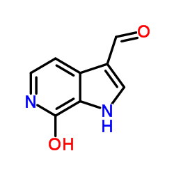 7-Hydroxy-6-azaindole-3-carbaldehyde Structure