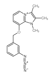 8-(3-azidophenylmethoxy)-1,2,3-trimethylimidazol(1,2-a)pyridinium picture