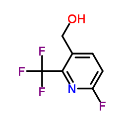 (6-fluoro-2-(trifluoromethyl)pyridin-3-yl)Methanol structure