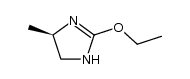 (R)-2-ethoxy-4-methyl-4,5-dihydro-1H-imidazole结构式