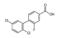 4-(2,5-dichlorophenyl)-3-fluorobenzoic acid Structure