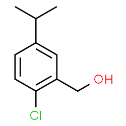 [2-Chloro-5-(propan-2-yl)phenyl]methanol Structure