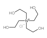 tetrakis(2-hydroxyethyl)ammonium chloride Structure