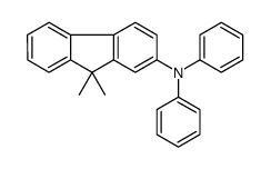 N,N-二苯基-2(9,9-二甲基芴)胺结构式