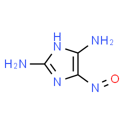 1H-Imidazole-2,4-diamine,5-nitroso-(9CI)结构式