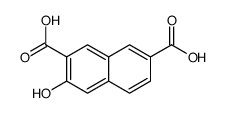 3-HYDROXY-2,7-NAPHTHALENEDICARBOXYLIC ACID Structure