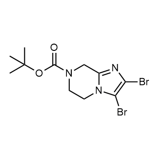 2,3-二溴-5,6-二氢咪唑并[1,2-a]吡嗪-7(8H)-羧酸叔丁酯图片