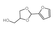 1,3-Dioxolane-4-methanol,2-(2-furanyl)- Structure