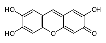 2,3,7-Trihydroxyfluorone结构式