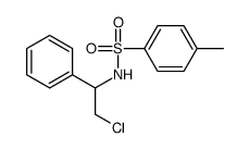 N-(2-chloro-1-phenylethyl)-4-methylbenzenesulfonamide结构式