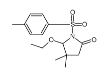 5-ethoxy-4,4-dimethyl-1-(4-methylphenyl)sulfonylpyrrolidin-2-one结构式