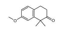 7-Methoxy-1,1-dimethyl-3,4-dihydronaphthalen-2(1H)-one Structure