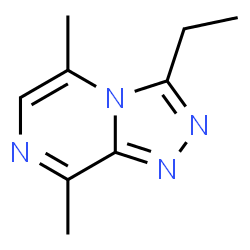 3-Ethyl-5,8-dimethyl-1,2,4-triazolo[4,3-a]pyrazine Structure