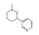 2-methyl-6-(3-pyridyl)tetrahydro-1,2-oxazine Structure