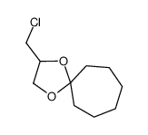 3-(chloromethyl)-1,4-dioxaspiro[4.6]undecane Structure