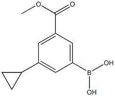 (3-cyclopropyl-5-(methoxycarbonyl)phenyl)boronic acid picture