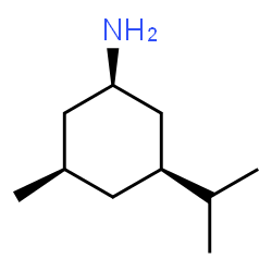 Cyclohexanamine, 3-methyl-5-(1-methylethyl)-, (1R,3R,5S)-rel- (9CI) structure