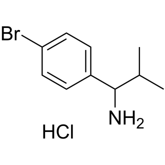 1-(4-Bromophenyl)-2-methylpropan-1-aminehydrochloride structure