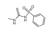 1-Methyl-3-(phenylsulfonyl)thiourea structure