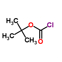 2-Methyl-2-propanyl carbonochloridate Structure