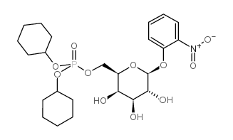 2-nitrophenyl-beta-d-galactopyranoside-6-phosphate dicyclohexyl Structure