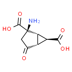 Bicyclo[3.1.0]hexane-2,6-dicarboxylic acid, 2-amino-4-oxo-, (1S,2R,5R,6R)- picture