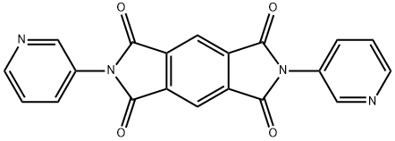 N,N'-双-(3-吡啶基)苯四甲酰亚胺结构式