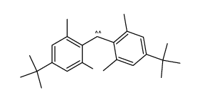 Di(4-tert-butyl-2,6-dimethylphenyl)carbene结构式