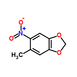 5-Methyl-6-nitrobenzo[d][1,3]dioxole Structure