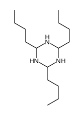 2,4,6-tributyl-1,3,5-triazinane Structure