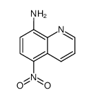 8-amino-5-nitroquinoline结构式