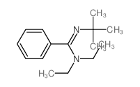 N,N-diethyl-N-tert-butyl-benzenecarboximidamide structure