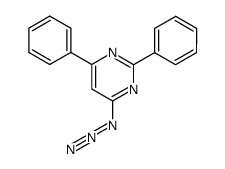 4-azido-2,6-diphenyl-pyrimidine Structure