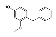 3-methoxy-4-(1-phenylethyl)phenol结构式